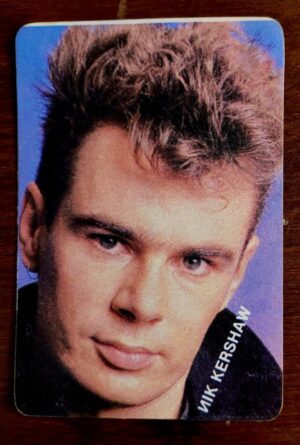 Calendário de Bolso (Tema Música) Nik Kershaw - Ano 1987 - Calendário Estrangeiro (Portugal)