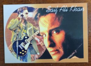 Calendário de Bolso (Tema Música) Saif Ali Khan - Ano 2006 - Calendário Estrangeiro