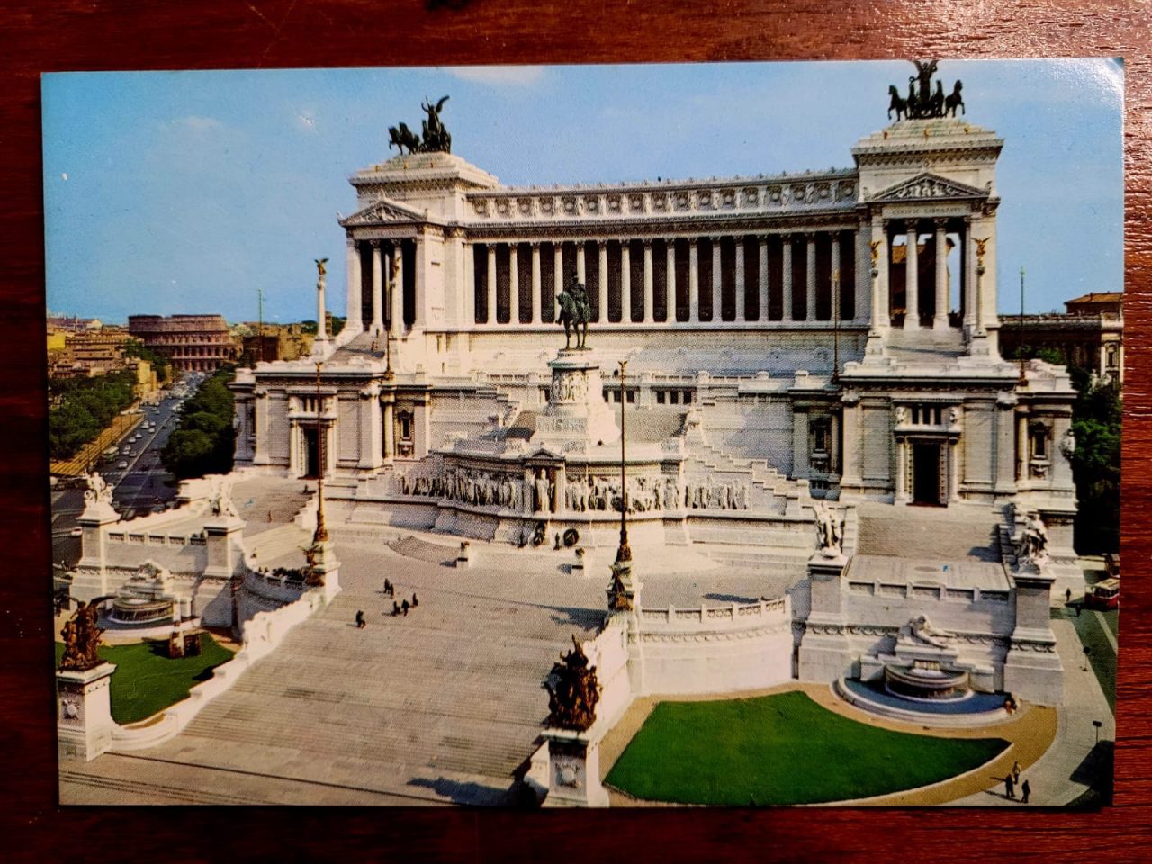Cartão Postal Estrangeiro - Itália (Roma) Altar da Pátria - Monumento a Vitor Emanuel II