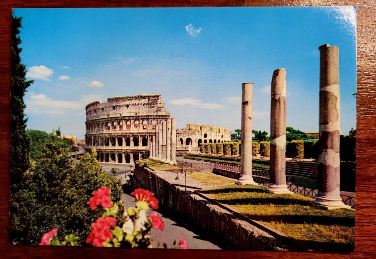 Cartão Postal Estrangeiro - Itália (Roma) Coliseu de Roma