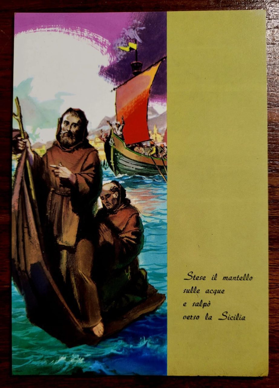 Cartão Postal Estrangeiro - Paola - Santuario di San Franceso - Il Patrono del Mare