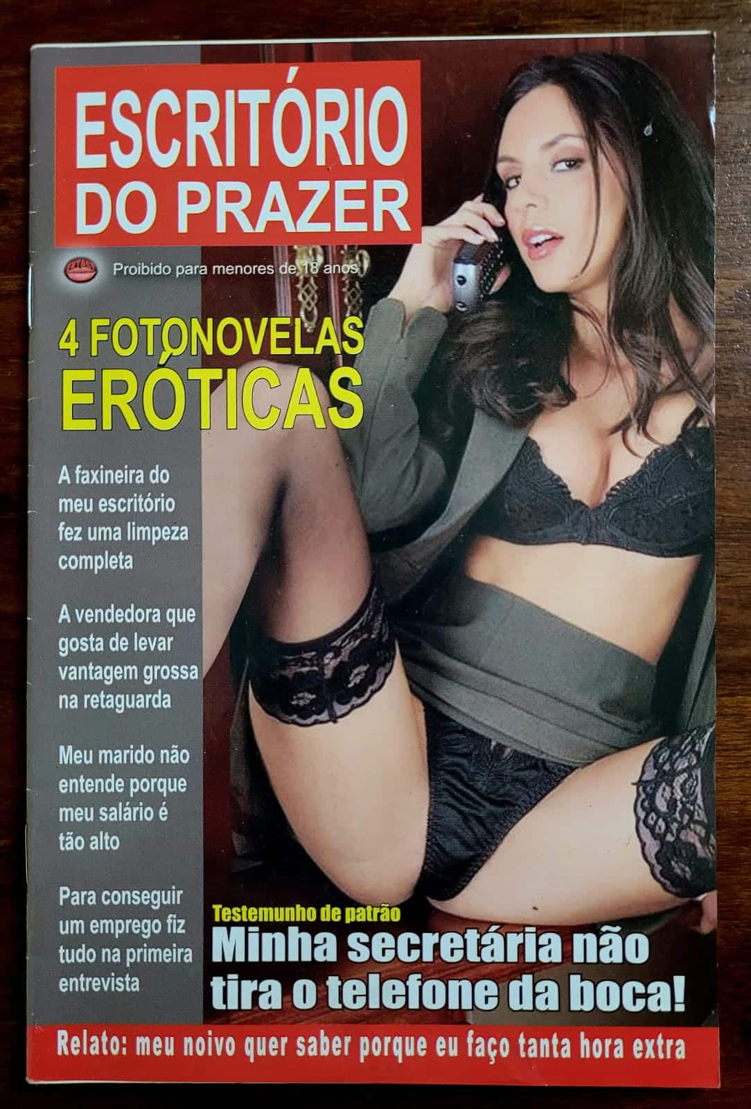| Casa do Colecionador Extasy Ano I Nº 03 - Escritório do Prazer (Fotonovela Erótica) 2008