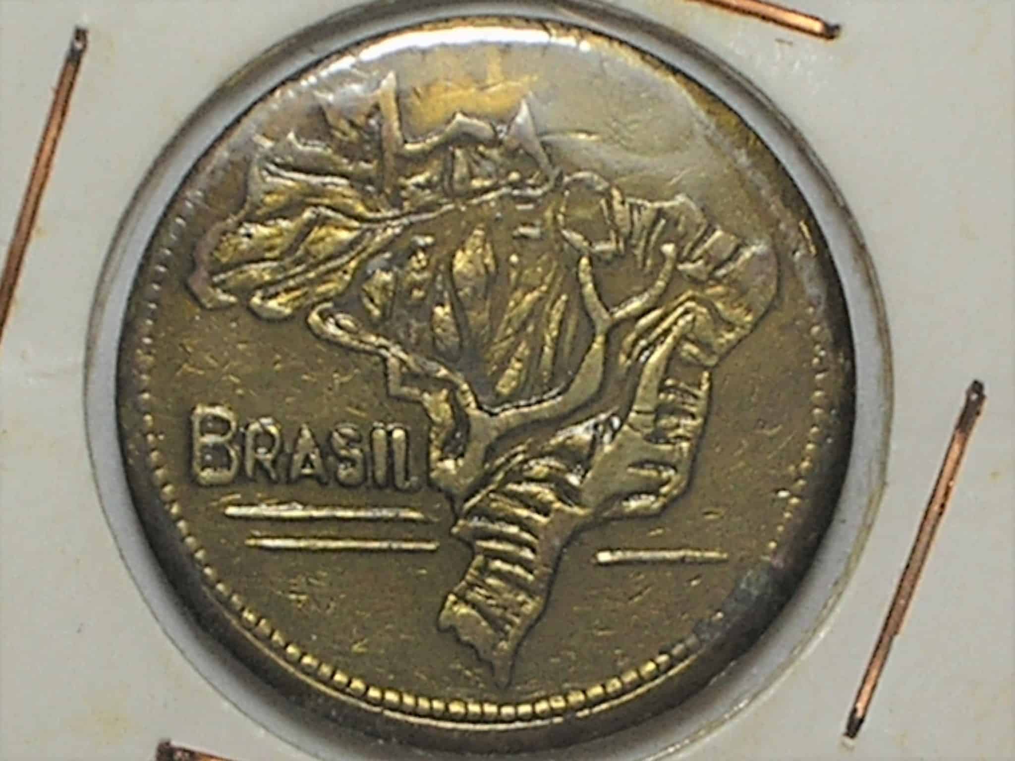 | Casa do Colecionador Falsa da Época) 2 Cruzeiros - 1946 / Mapa / Muito procurada