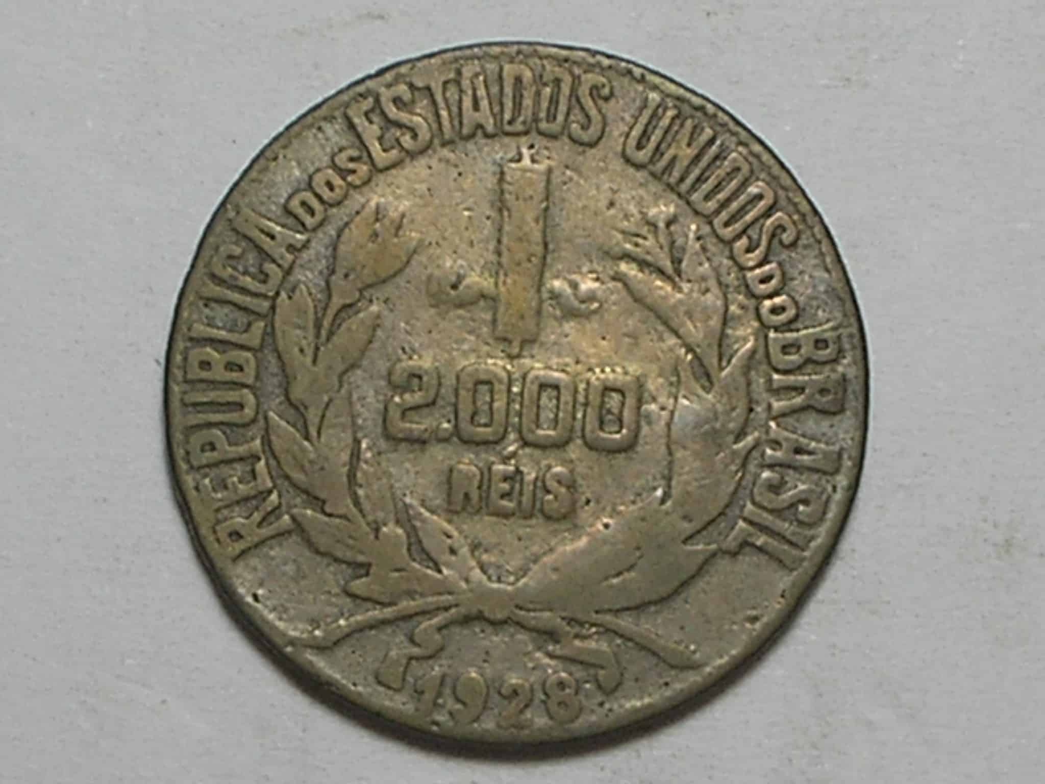 | Casa do Colecionador Falsa da Época) 2.000 Réis - 1928 / Liga / República
