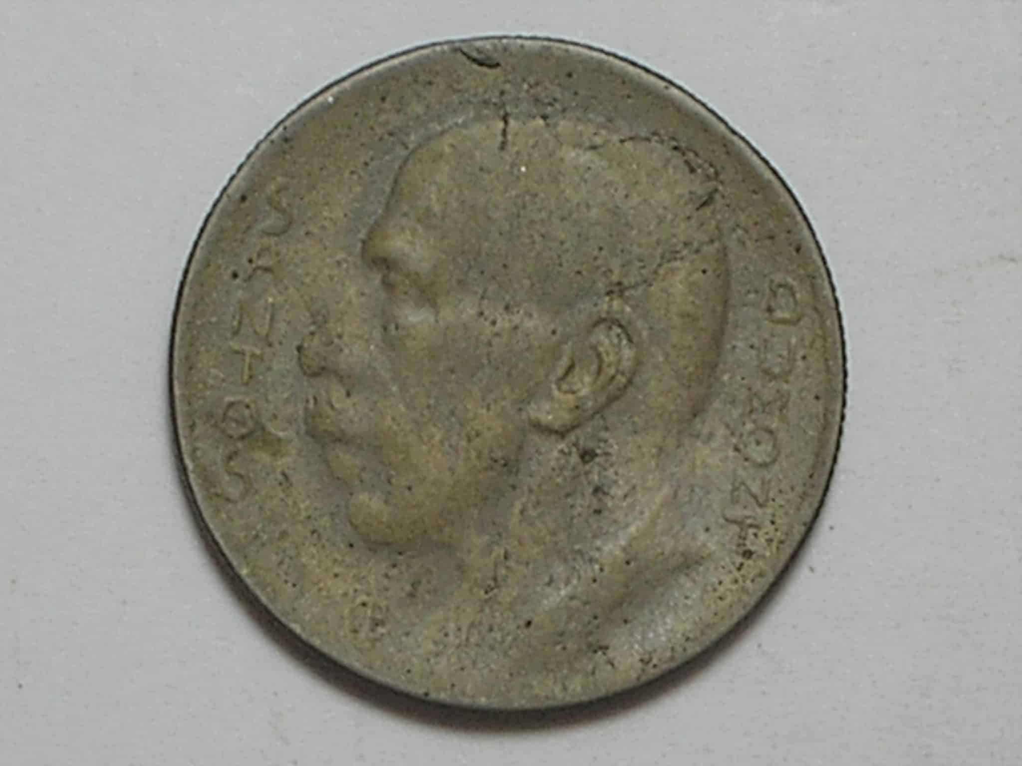 | Casa do Colecionador Falsa da Época) 5.000 Réis - 1938 / Liga / Sts. Dumont / República / Muito procurada