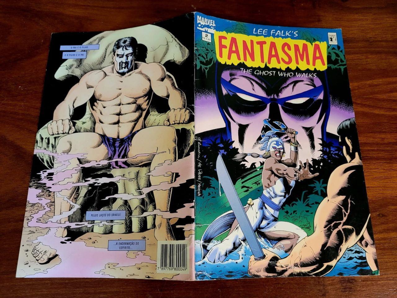 | Casa do Colecionador Fantasma Mini Série Nº 02 de 03 (Editora Saber) Agosto 1996 (HQ/Gibi)