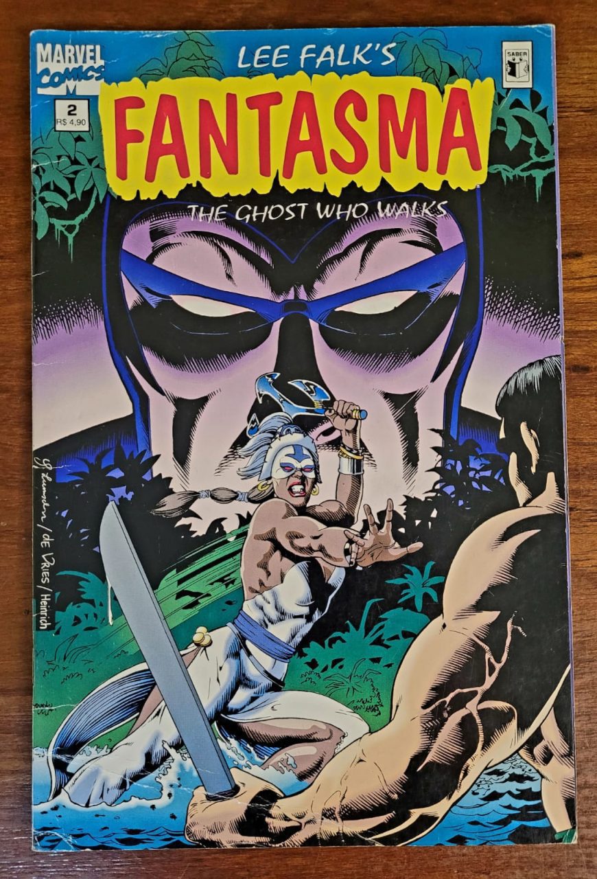 | Casa do Colecionador Fantasma Mini Série Nº 02 de 03 (Editora Saber) Agosto 1996 (HQ/Gibi)