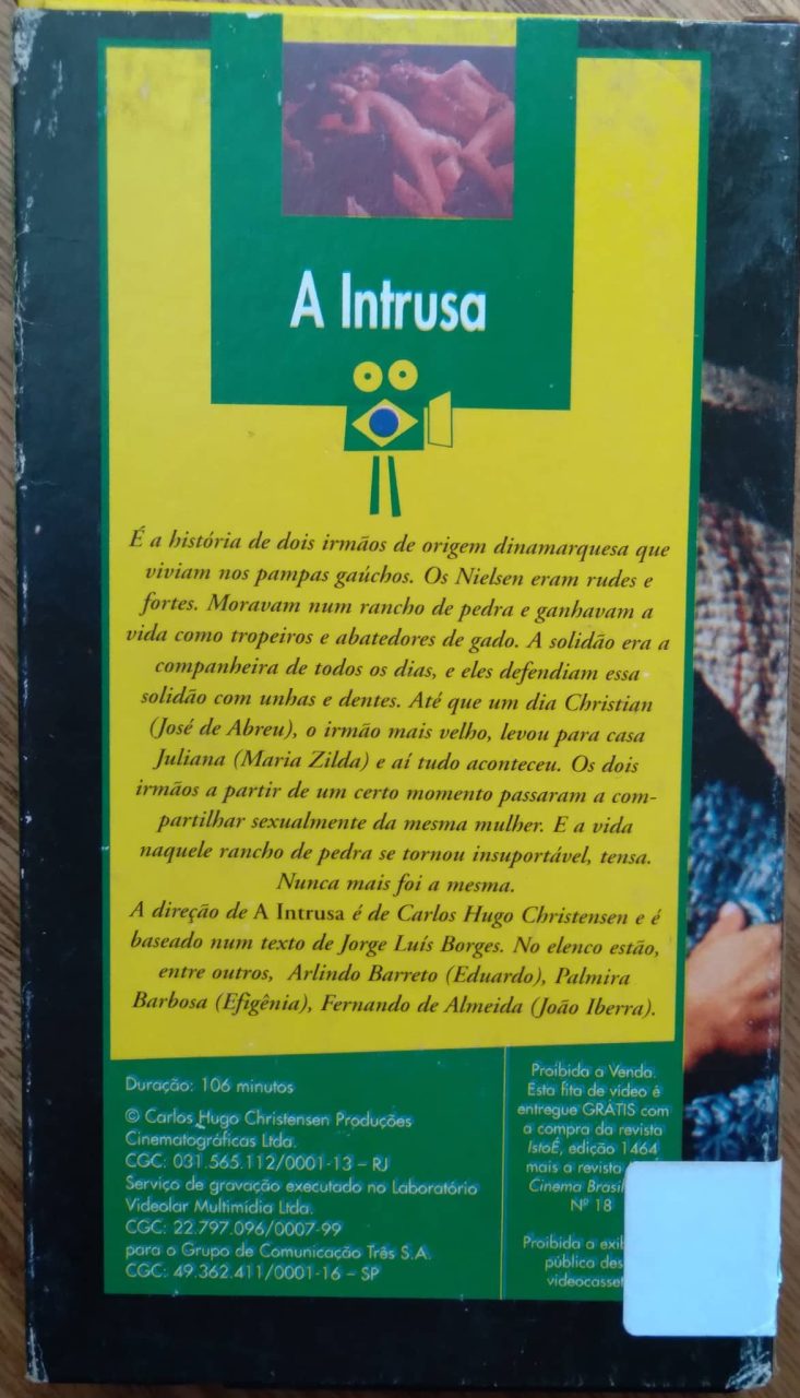 | Casa do Colecionador Fita VHS Isto é Cinema Brasileiro 18 / A Intrusa.