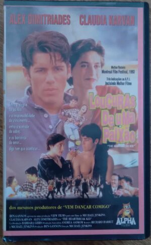 Fita VHS Loucuras de uma paixão / Drama legendado.