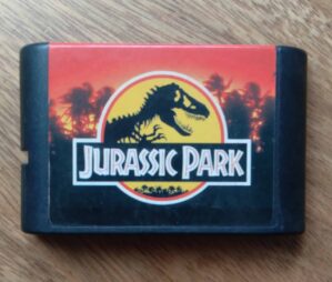 Sega Mega Drive jogo Jurassic Park / testado.