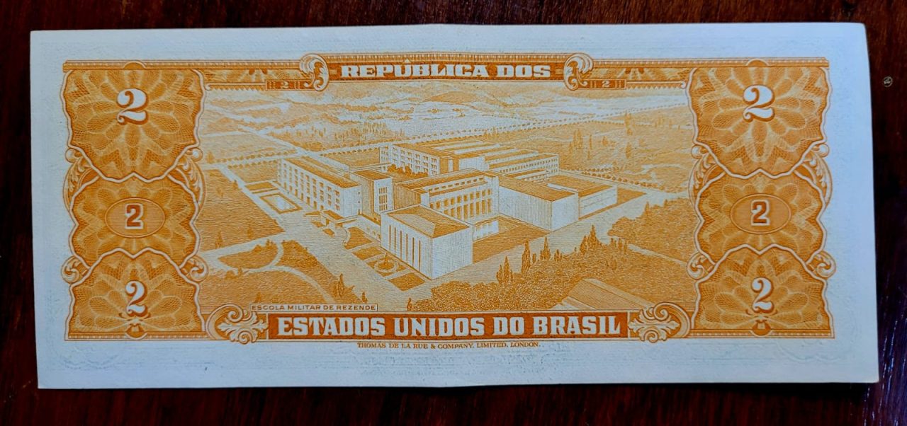 | Casa do Colecionador 2 (Dois Cruzeiros) - Cédula C063 - SOB - Nº 010853 (Ano 1958)