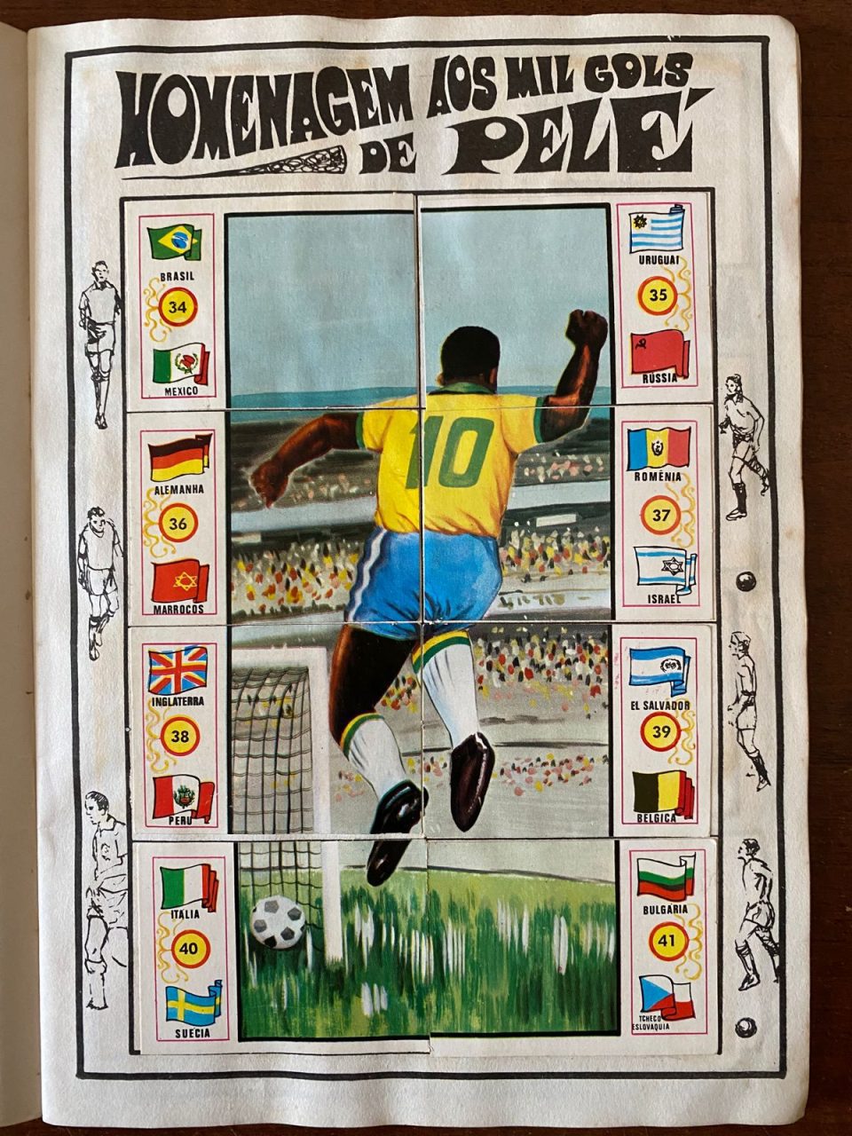 | Casa do Colecionador Álbum Brasil de Ouro - Completo - Pelé