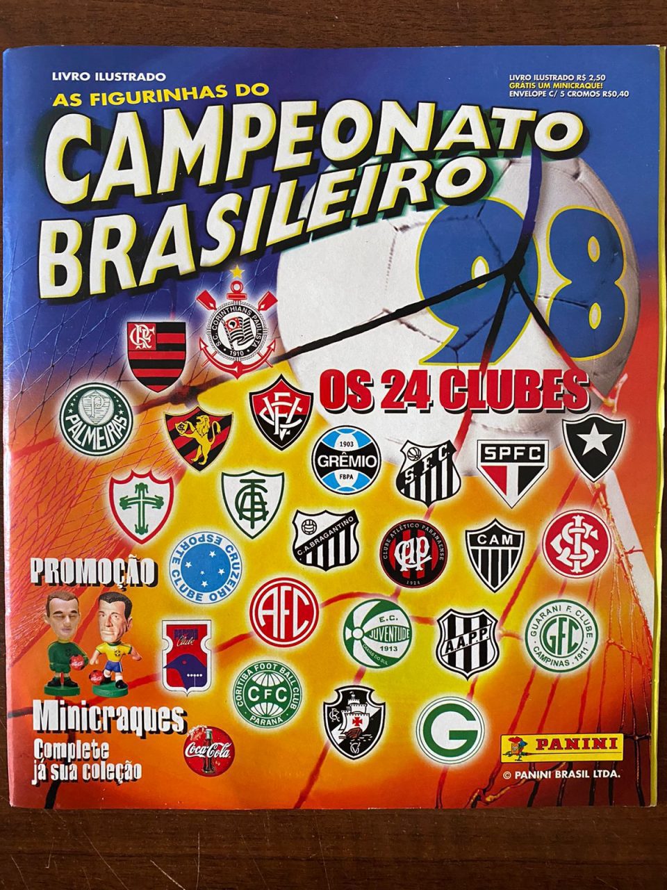 | Casa do Colecionador Álbum Campeonato Brasileiro 1998