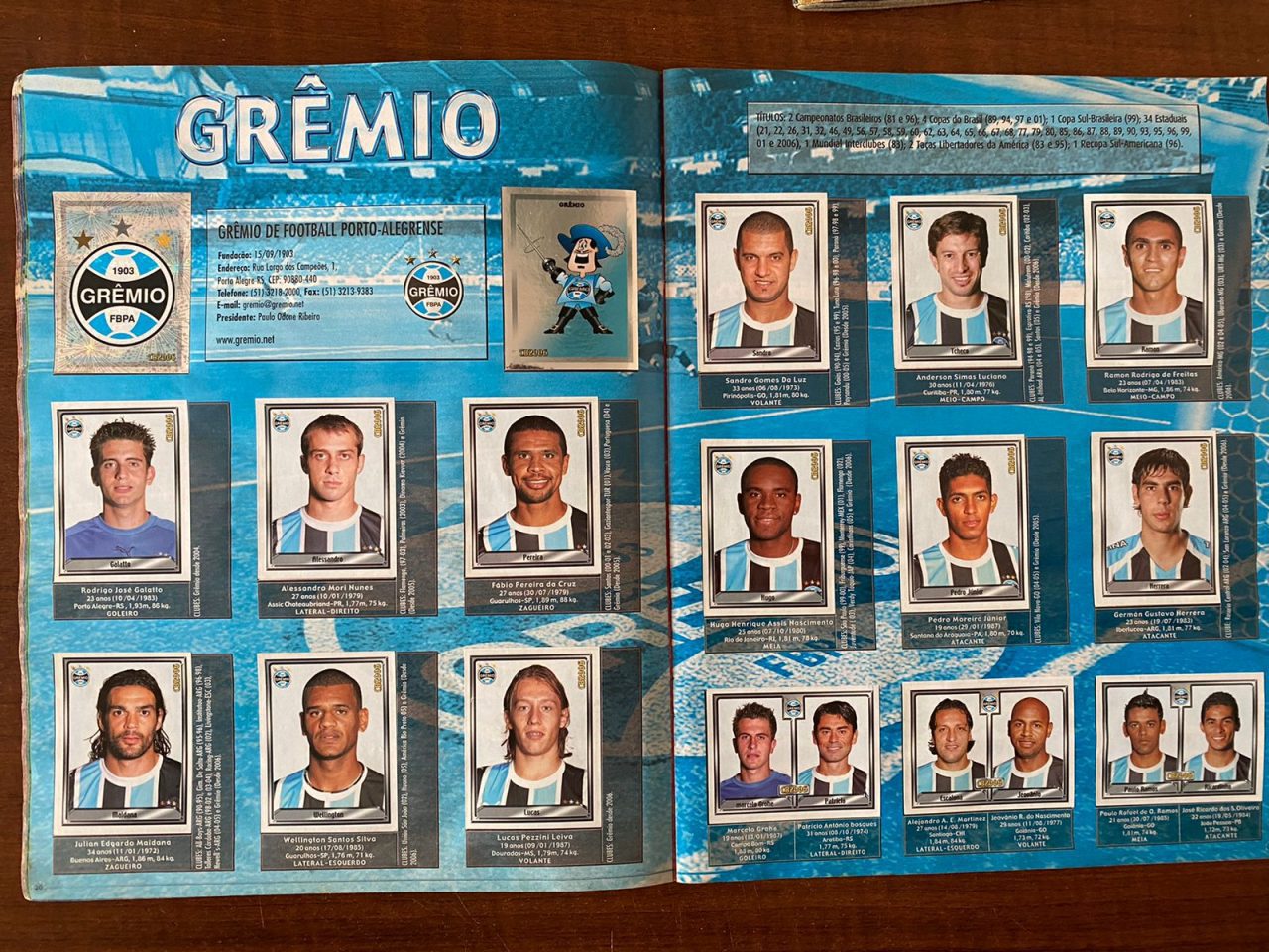 | Casa do Colecionador Álbum Campeonato Brasileiro 2006