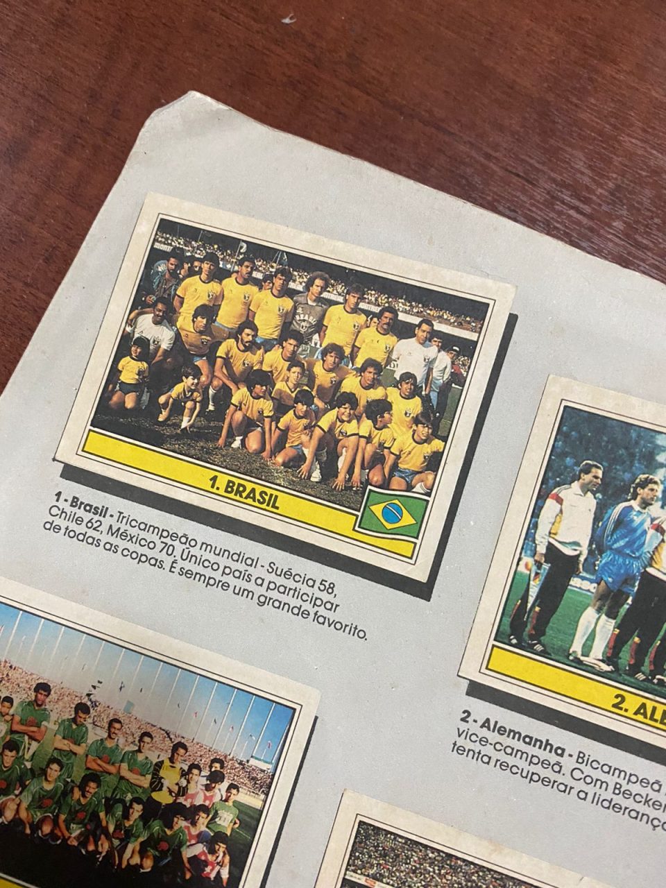 | Casa do Colecionador Álbum Copa do Mundo 86 - Game Card