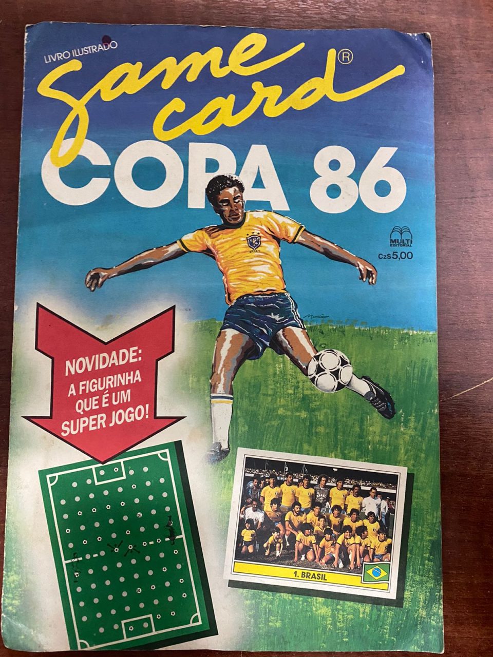 | Casa do Colecionador Álbum Copa do Mundo 86 - Game Card