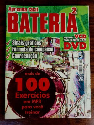 Aprenda Fácil - Bateria Nº 2 (Editora Arte Sons) Não vem com o VCD