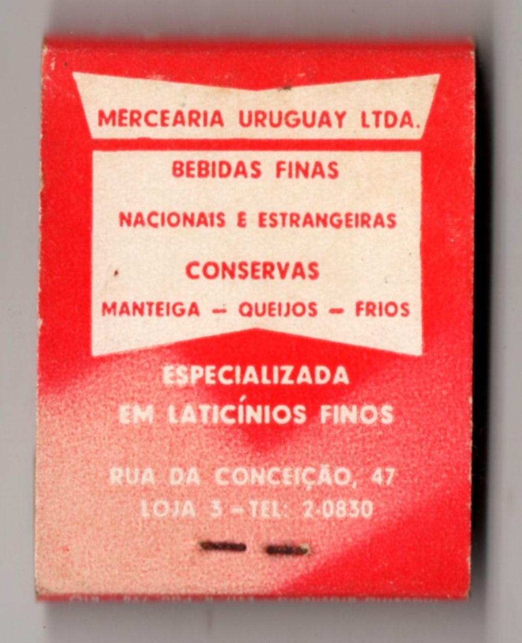 | Casa do Colecionador Caixa De Fosforos - Casa Uruguay Loterias - Anos 50