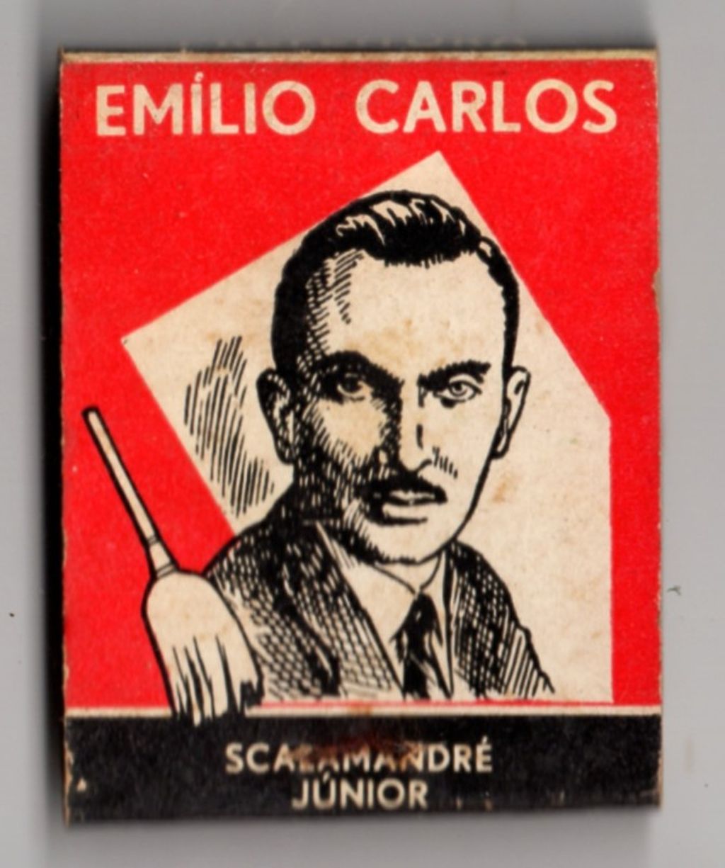 | Casa do Colecionador Caixa De Fosforos - Tema Politica - PTN - Emilio Carlos - Scalamandre Junior - Anos 50
