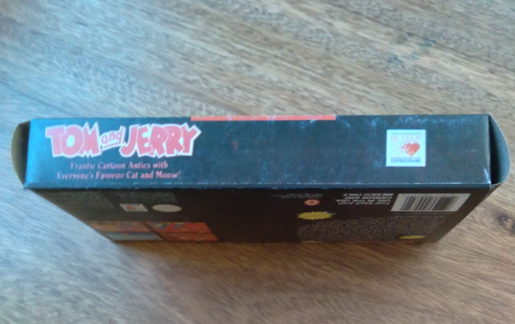 | Casa do Colecionador Caixa vazia para jogo Tom e Jerry do Super Nintendo.