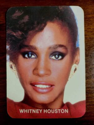 Calendário de Bolso (Tema Música) Whitney Houston - Ano 1990 - Calendário Estrangeiro (Portugal)