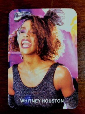 Calendário de Bolso (Tema Música) Whitney Houston - Ano 1990 - Calendário Estrangeiro (Portugal)