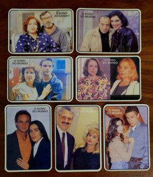 Calendário de Bolso (Tema Novela) O Dono do Mundo - Ano 1994 - Calendário Estrangeiro (Portugal)