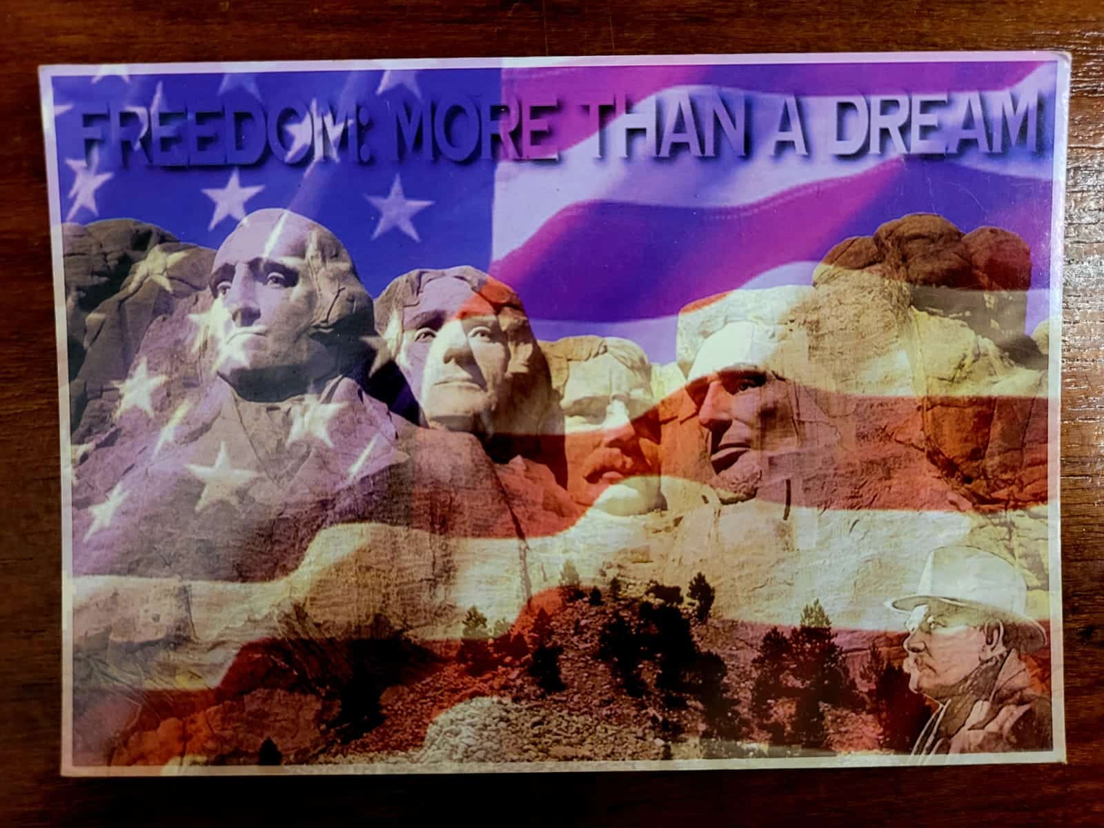 Cartão Postal Estrangeiro - Estados Unidos (Dakota do Sul) Monte Rushmore