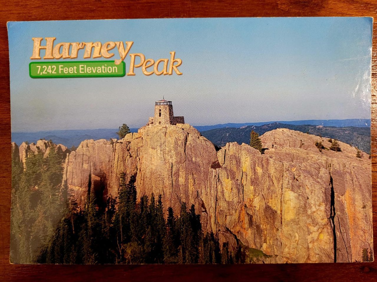 Cartão Postal Estrangeiro - Estados Unidos (Dakota do Sul) Pico Harney - 1998