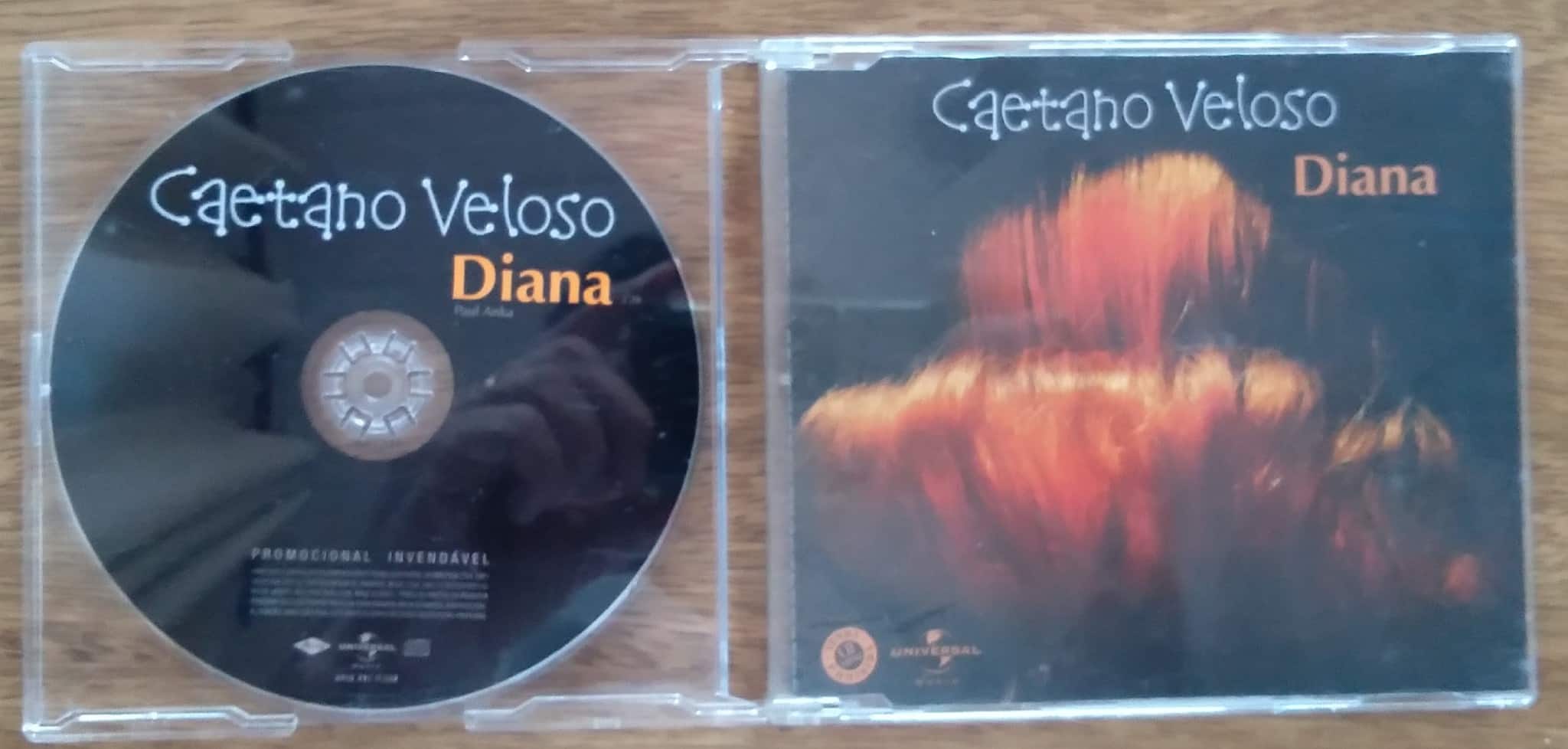 | Casa do Colecionador Cd slim promo Caetano Veloso / Diana / Universal Music.
