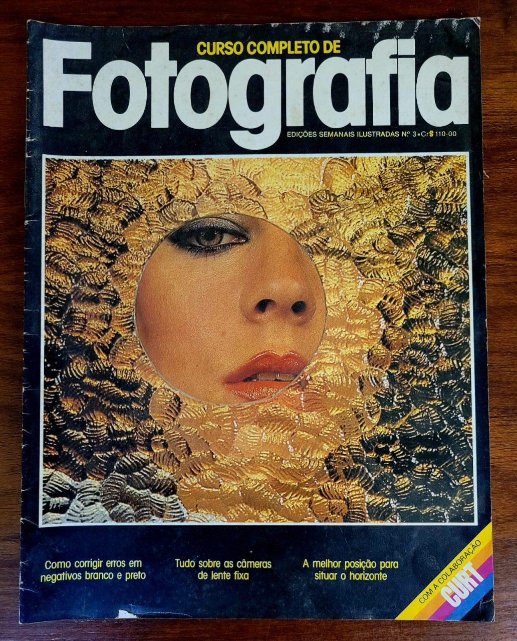 | Casa do Colecionador Curso Completo de Fotografia Nº 3 (Editora Rio Gráfica - RGE) 1981 - Revista