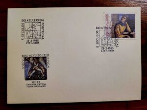 Envelope FDC (1º Dia de Circulação) Portugal (CTT) – 5 Séculos do Azulejo em Portugal – 13/02/1985