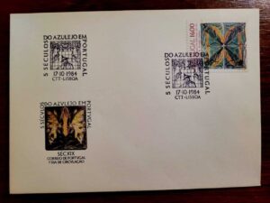 Envelope FDC (1º Dia de Circulação) Portugal (CTT) – 5 Séculos do Azulejo em Portugal – 17/10/1984