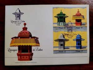 Envelope FDC (1º Dia de Circulação) Portugal (CTT) – Quiosques de Lisboa – 19/03/1985