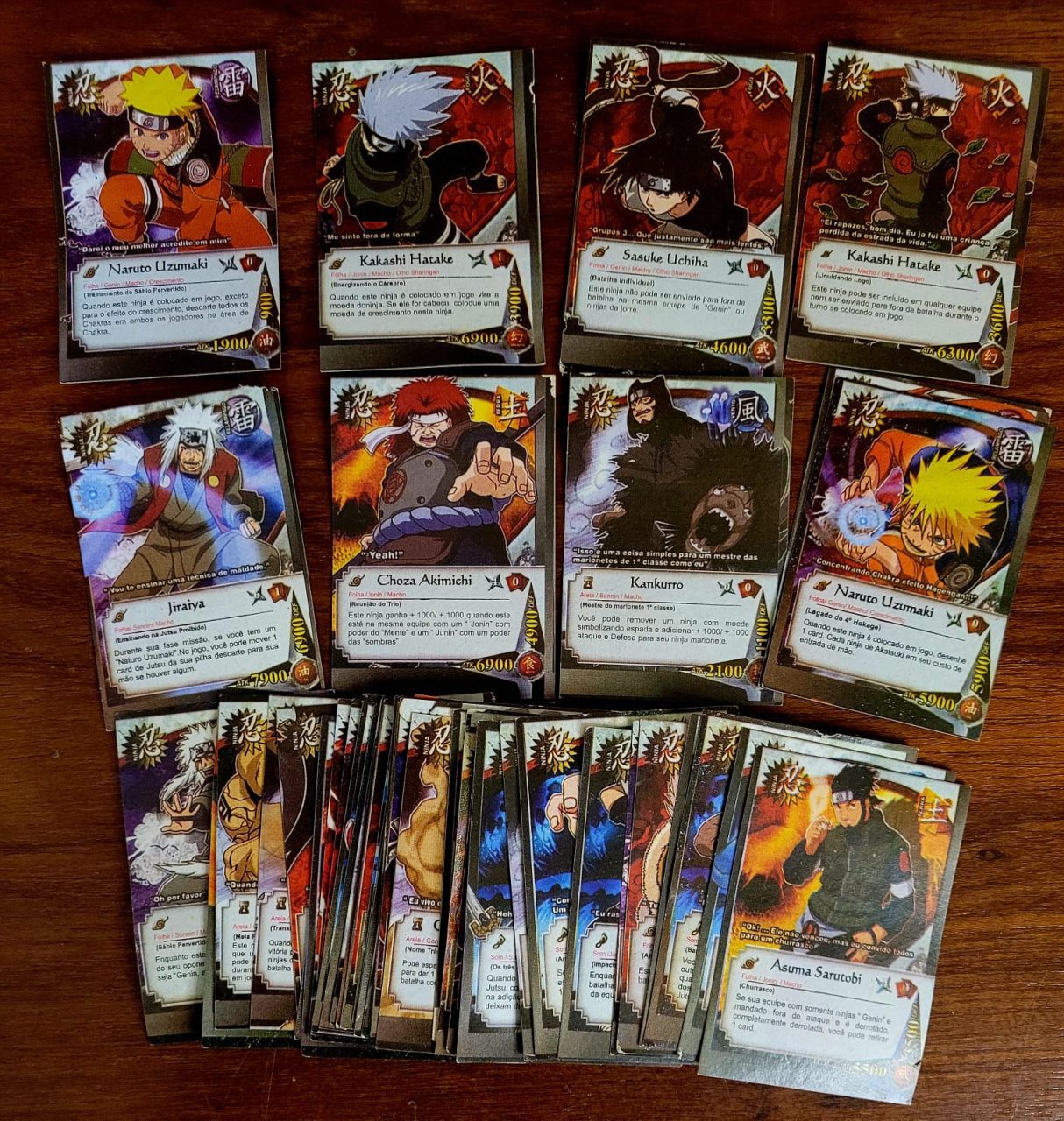| Casa do Colecionador Lote com 47 Cards Naruto (Piratinha)