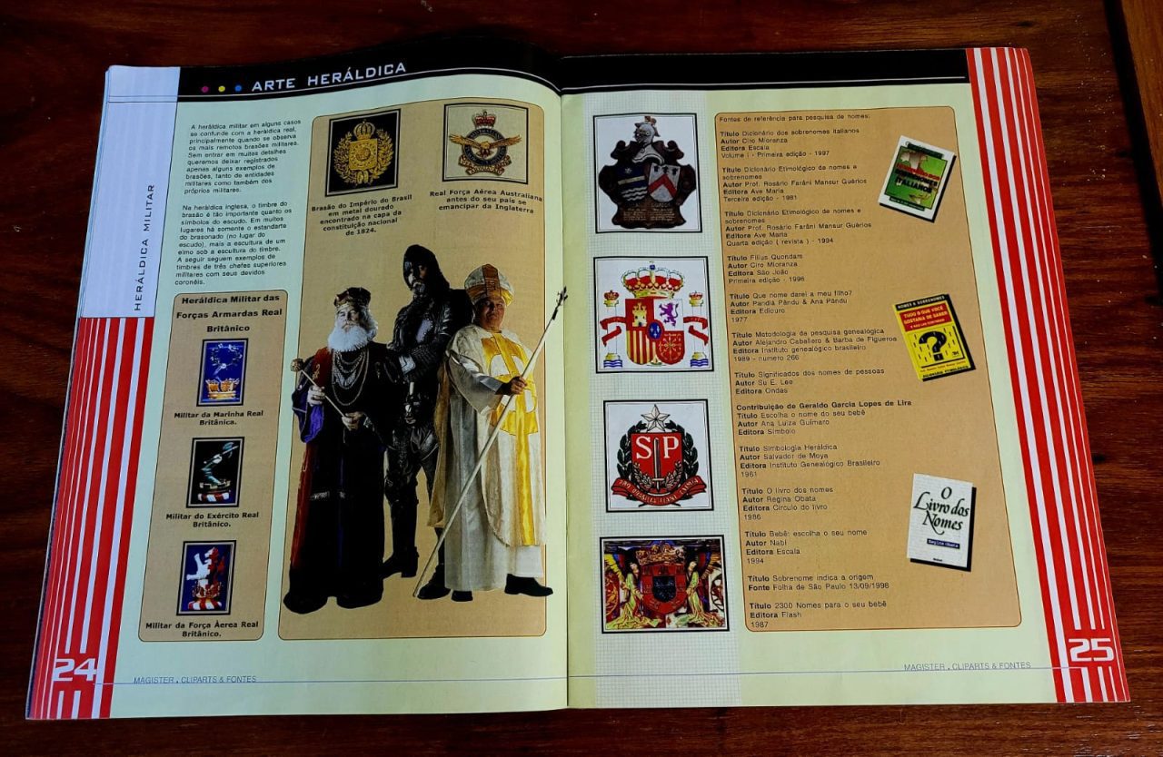 | Casa do Colecionador Magister - Cliparts e Fontes Nº 9 (Editora Escala) Não possui o CD (Revista)