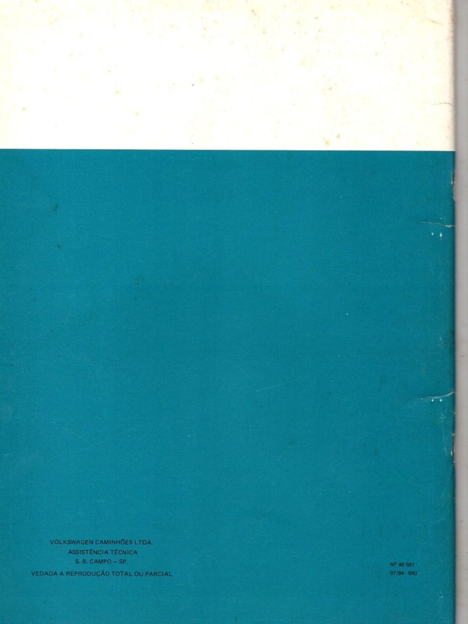 | Casa do Colecionador Manual Serviço Manutenção Caminhoes Vw 11-130 e 13-130 - 1984