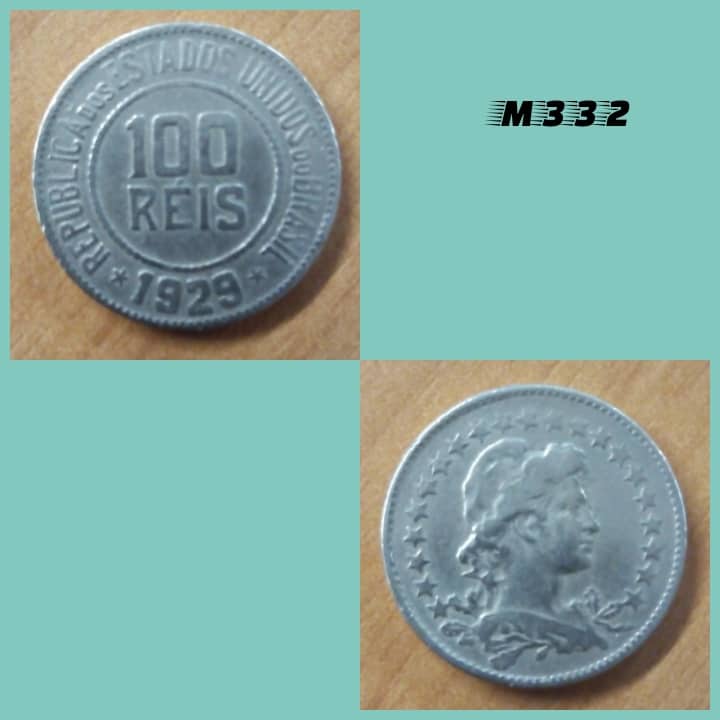 | Casa do Colecionador Moeda 100 réis 1929 cuproníquel - M332