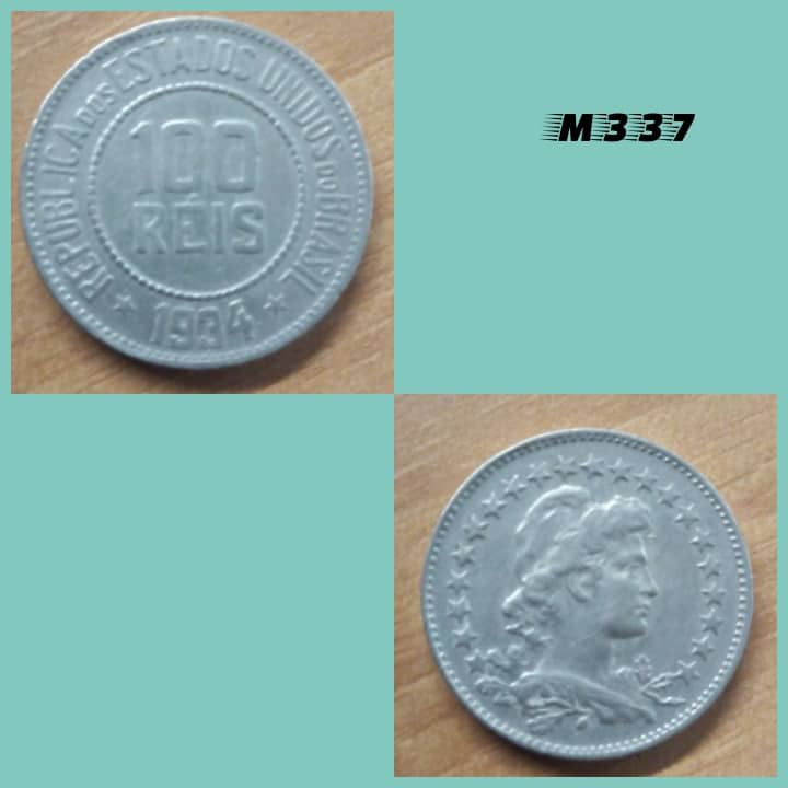 | Casa do Colecionador Moeda 100 réis 1934 cuproníquel - M337