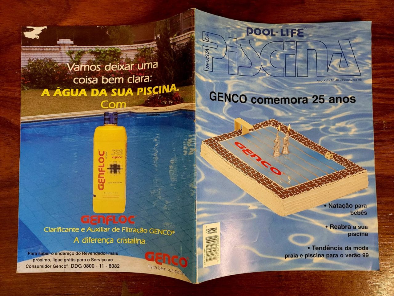 | Casa do Colecionador Pool-Life Piscina Nº 48 - 1998 (Revista)