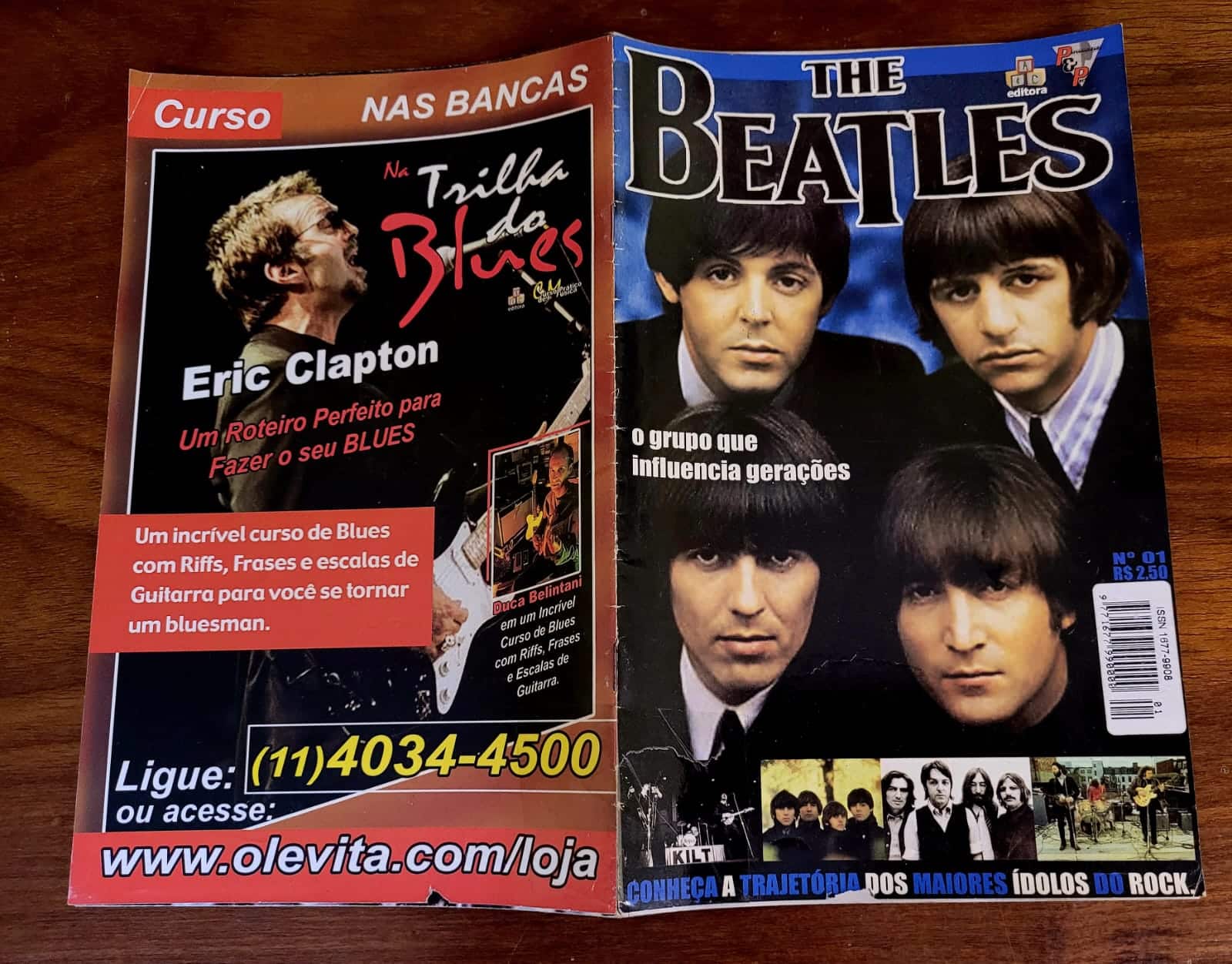 | Casa do Colecionador The Beatles Nº 1 - O Grupo que Influencia Gerações (Editora Arte e Comunicação) Revista