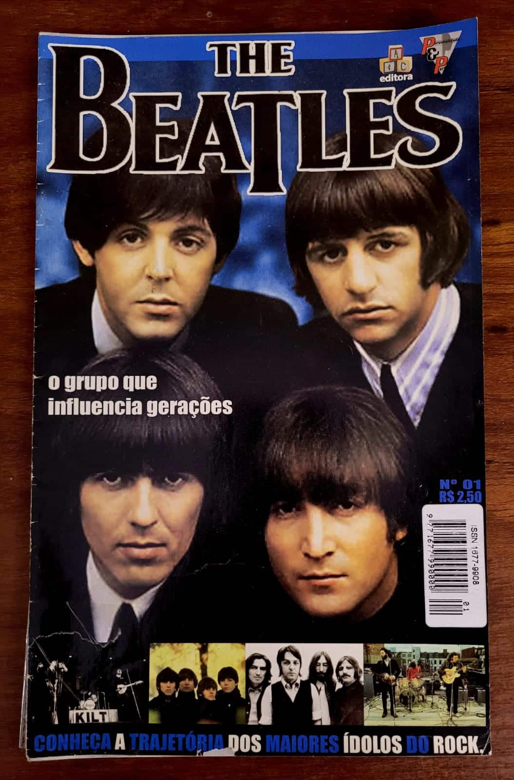 | Casa do Colecionador The Beatles Nº 1 - O Grupo que Influencia Gerações (Editora Arte e Comunicação) Revista
