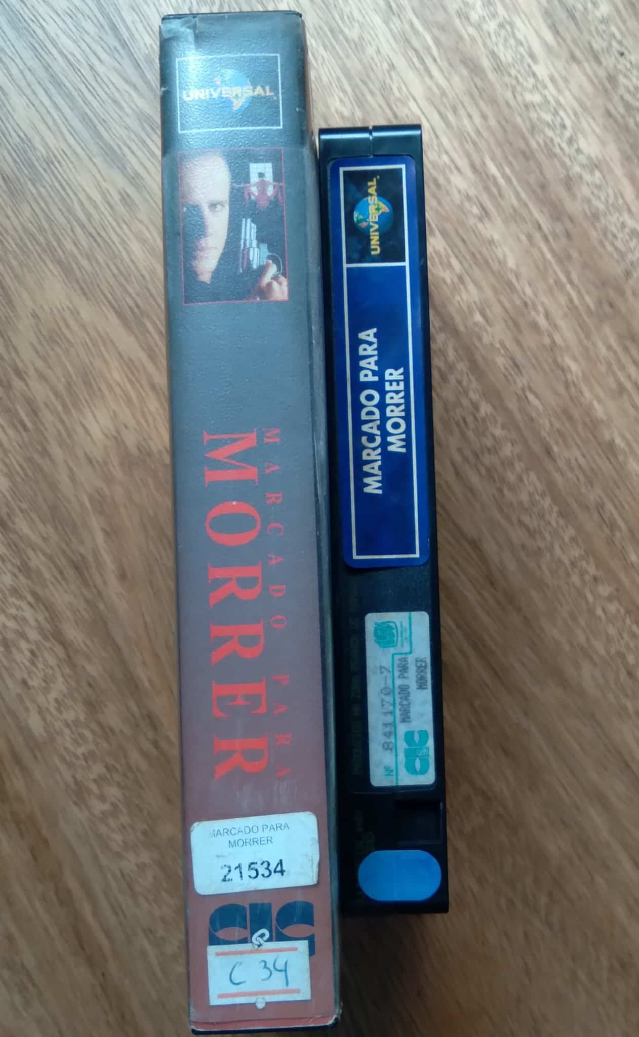 | Casa do Colecionador VHS Videolar Marcado para morrer / legendado Christopher Lambert.