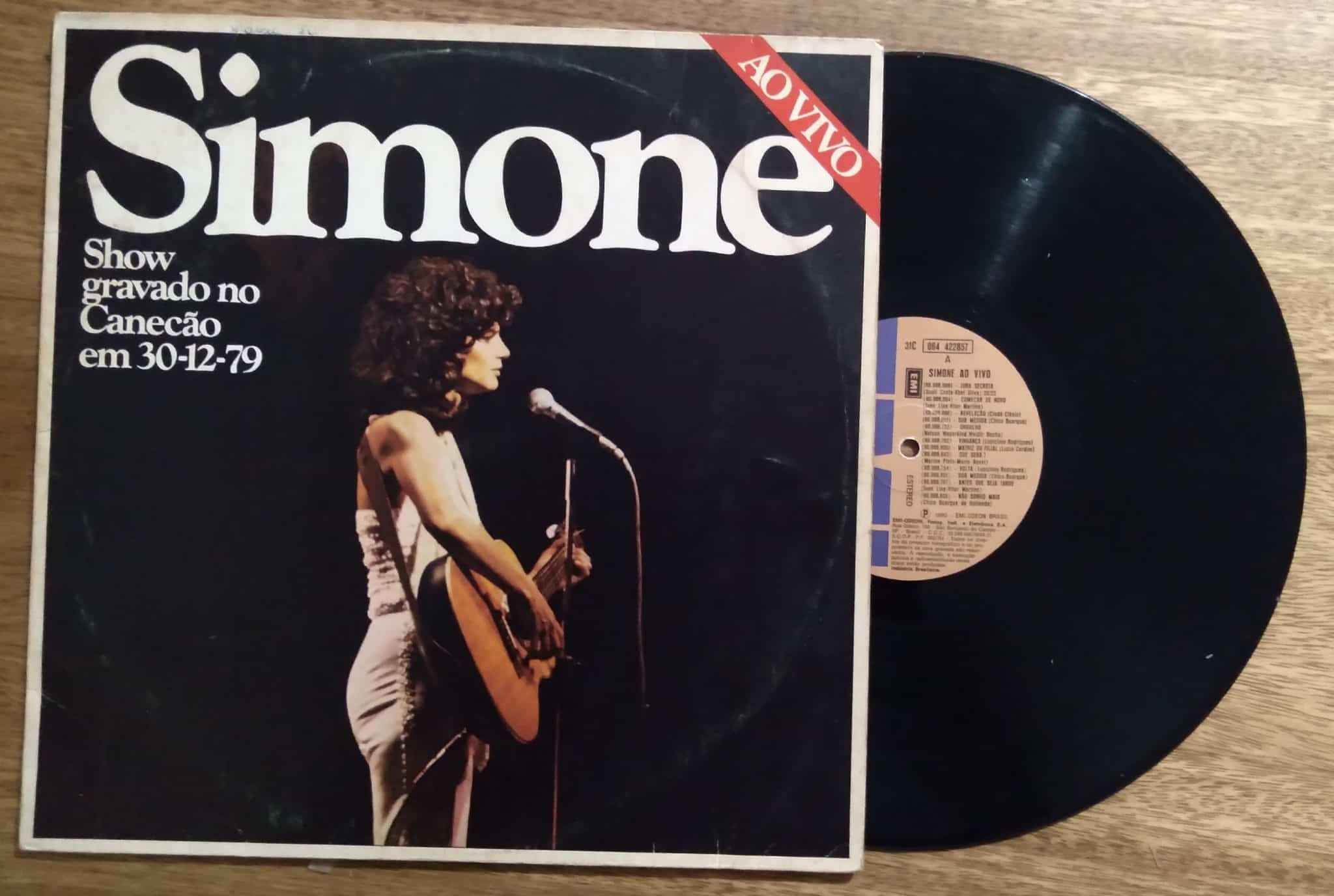 | Casa do Colecionador Vinil lp Simone 1980 / ao vivo show no canecão Jura secreta.