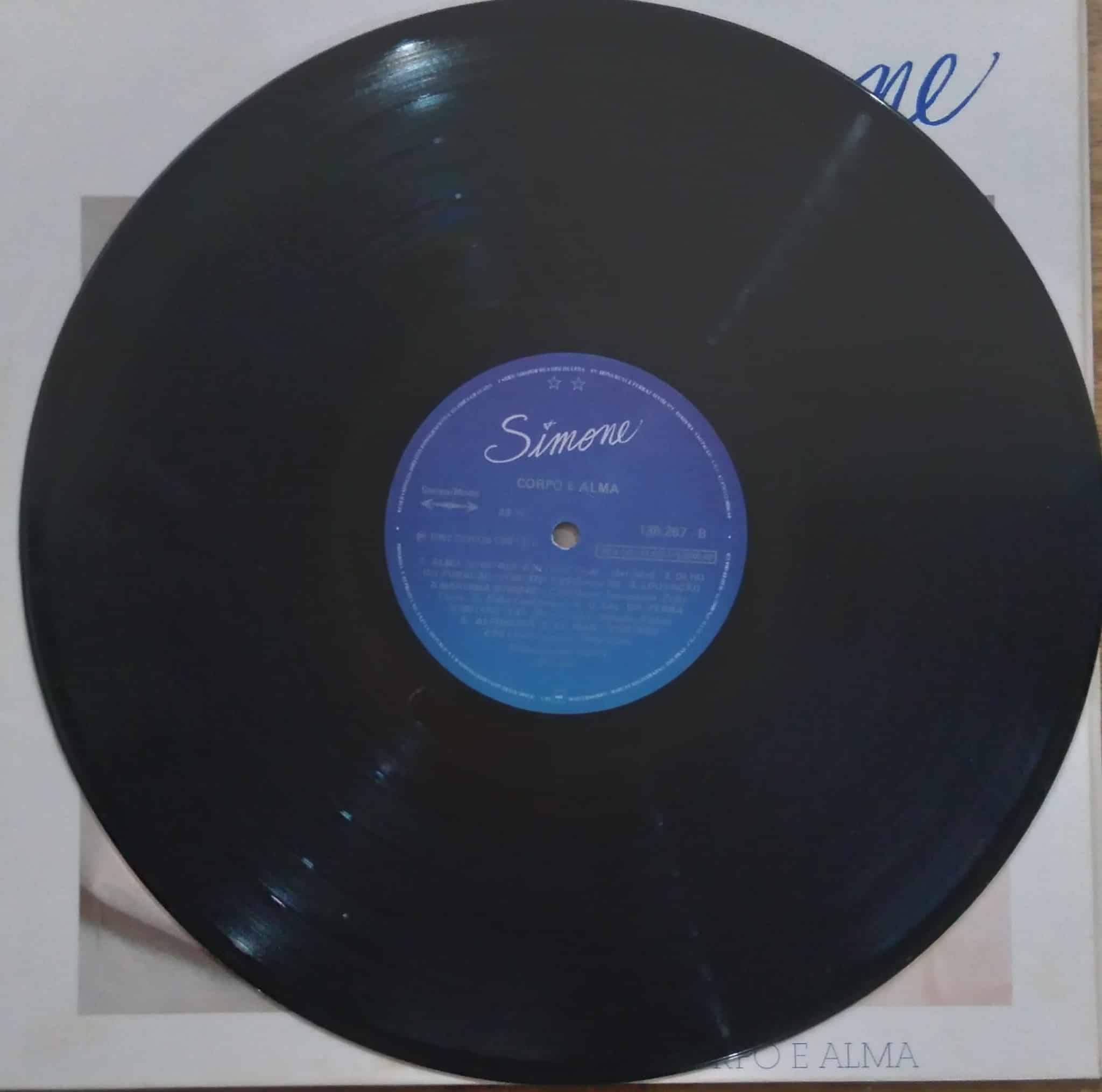 | Casa do Colecionador Vinil lp Simone 1982 / Corpo e Alma Sal da terra Amor