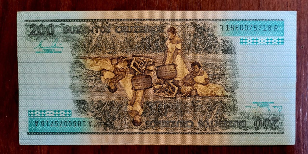 | Casa do Colecionador 200 (Duzentos Cruzeiros) - Cédula C158 - SOB - Série AA 1860 (Ano 1981)