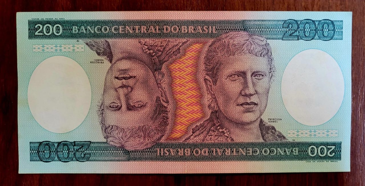 | Casa do Colecionador 200 (Duzentos Cruzeiros) - Cédula C158 - SOB - Série AA 1860 (Ano 1981)