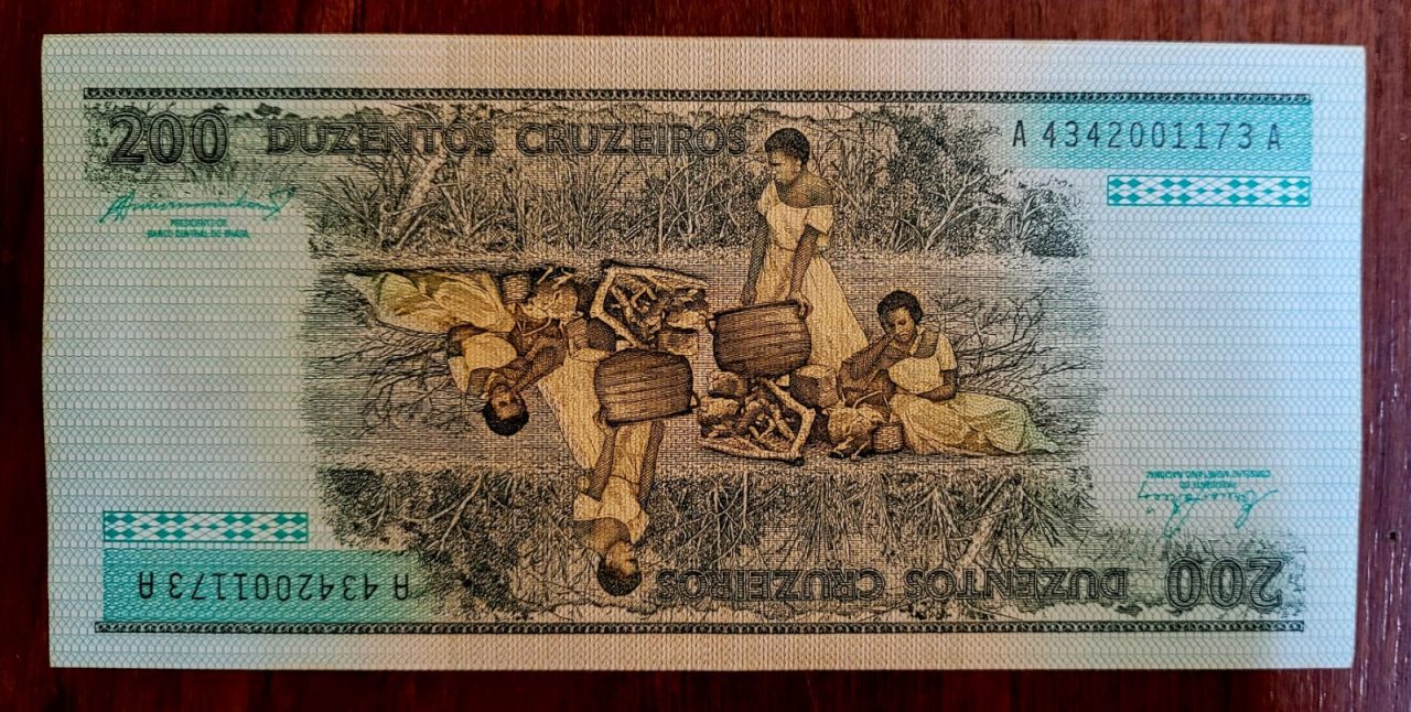 | Casa do Colecionador 200 (Duzentos Cruzeiros) - Cédula C159 - SOB (Ano 1984)
