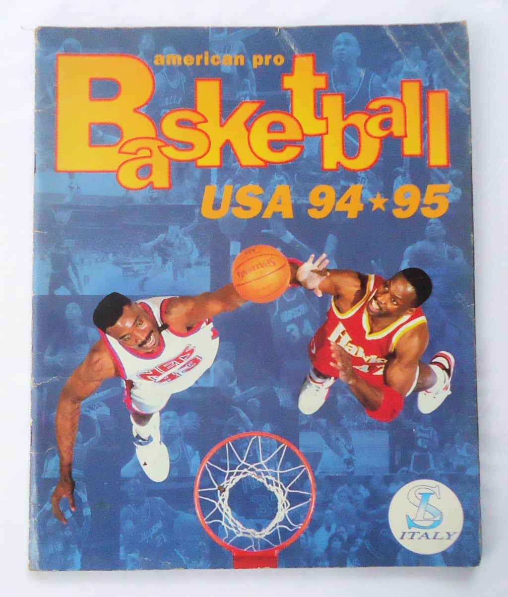 | Casa do Colecionador Album de Figurinhas - Basketeball USA 94 - 95 - Incompleto - NBA