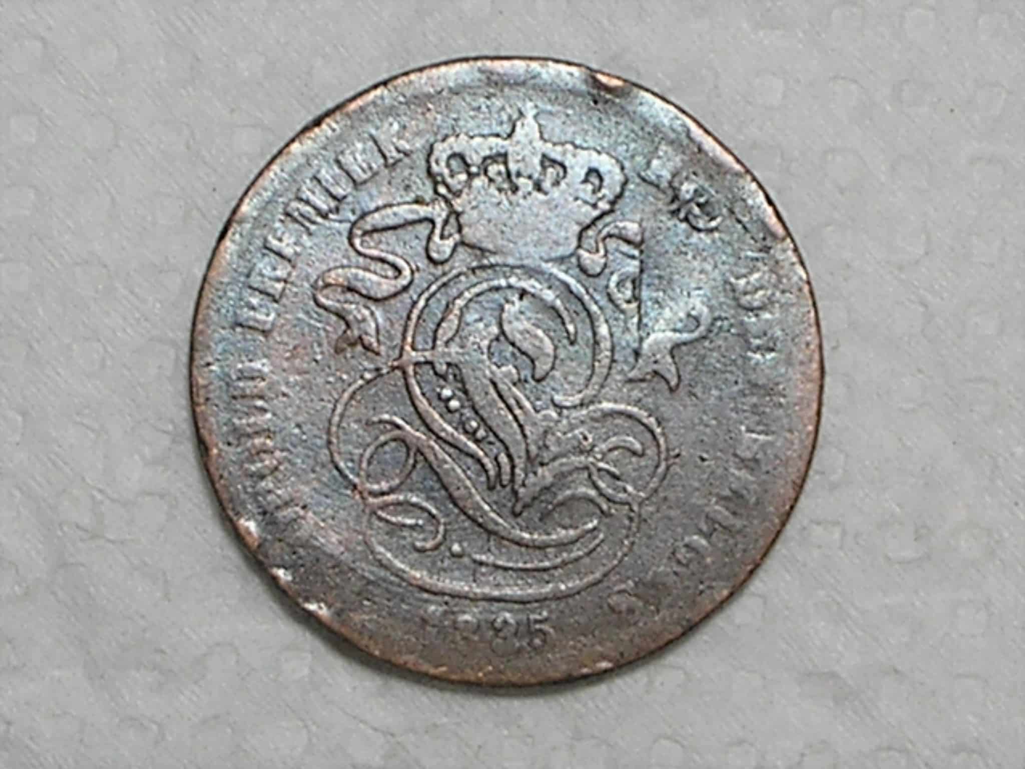 | Casa do Colecionador Belgica) 2 Centimes - 1835 / Bronze / box30